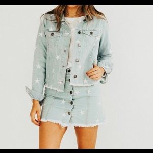 Star denim jacket